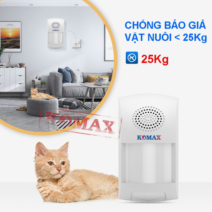 Chống trộm hồng ngoại KM-X10 sử dụng nguồn adaptor 5V để hoạt động Chống trộm hồng ngoại KM-X10 sử dụng nguồn adaptor 5V để hoạt động